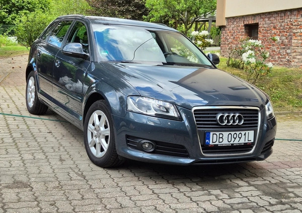 Audi A3 cena 26900 przebieg: 150000, rok produkcji 2009 z Wałbrzych małe 529